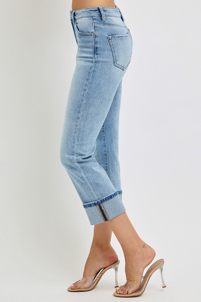 Risen Danelle High Rise Straight Light Jean