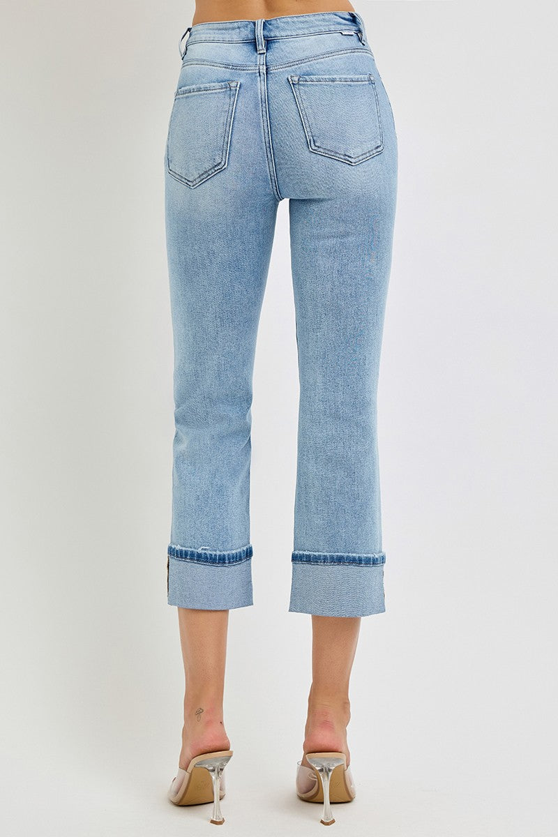 Risen Danelle High Rise Straight Light Jean