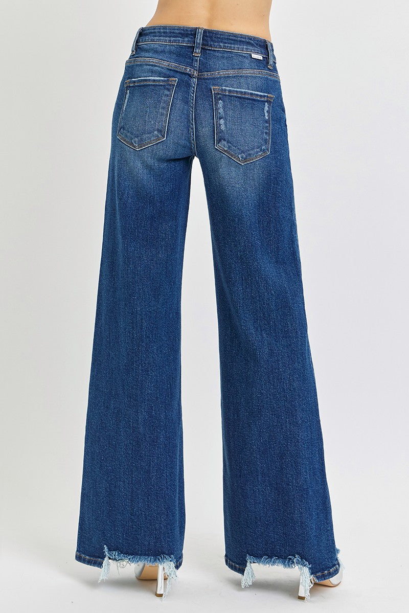 Risen Deanna M/R Wide Leg Jean