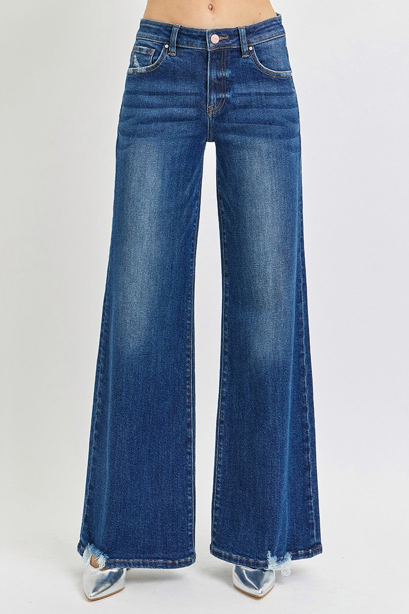 Risen Deanna M/R Wide Leg Jean