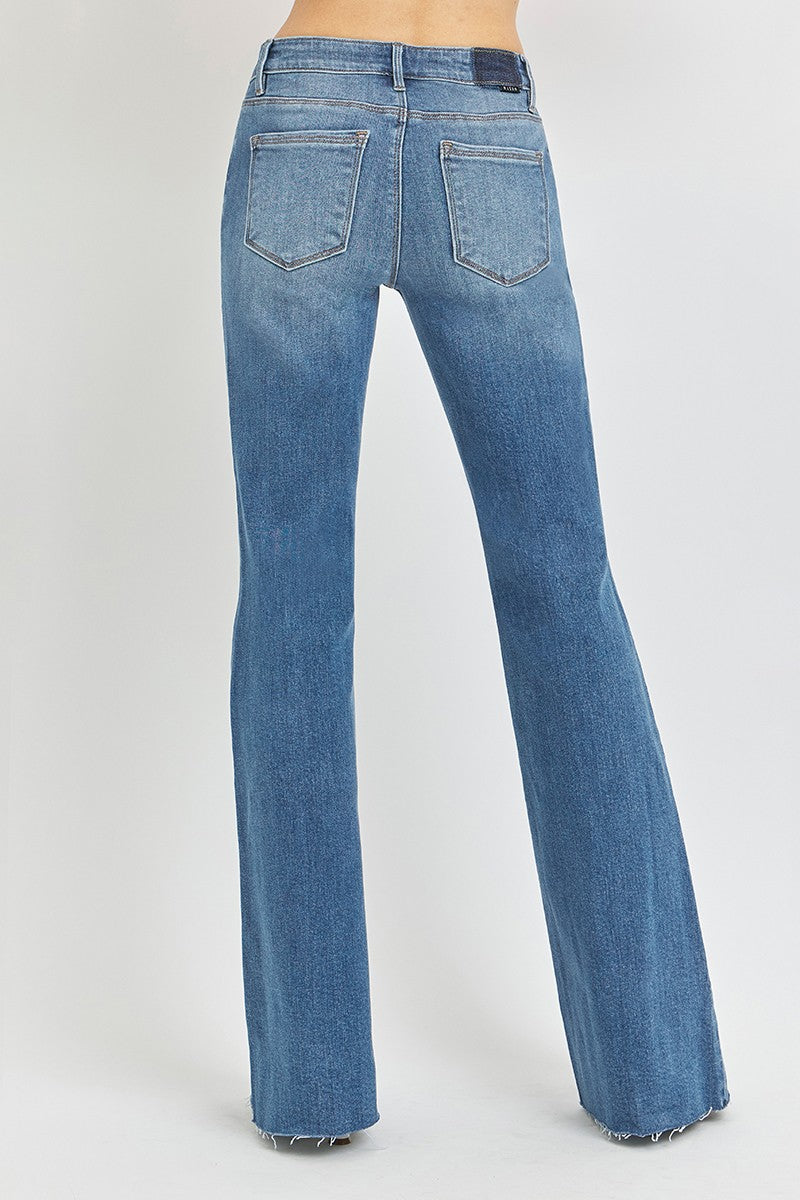 Risen Star M/R Flare Raw Hem Jean