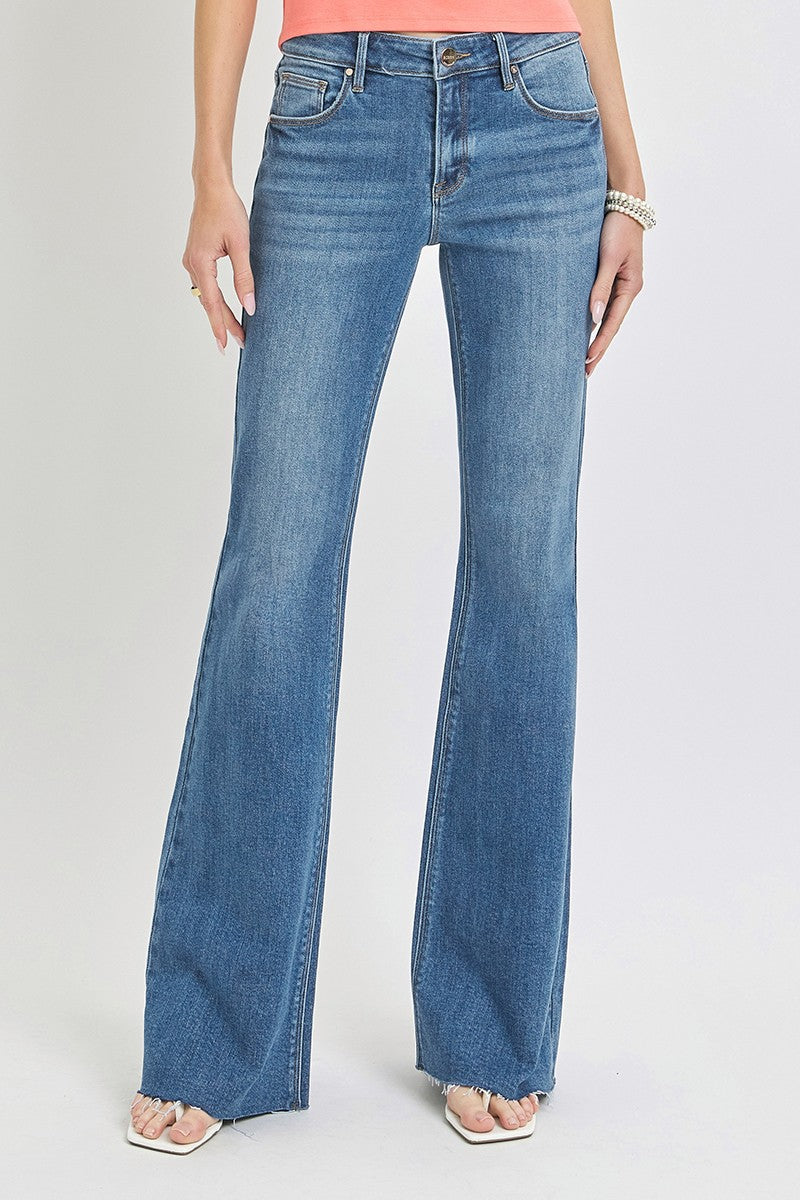 Risen Star M/R Flare Raw Hem Jean