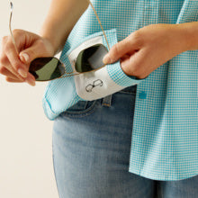 Ariat Womens Venttek Peacock Blue Check