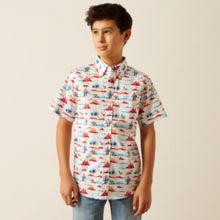 Ariat Boys Scout S/S Shirt White