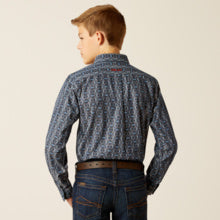 Ariat Boy's Rochard L/S Chambray Blue