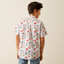 Ariat Boys Scout S/S Shirt White