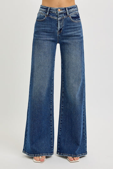 Risen Genesis H/R Wide Leg Jean
