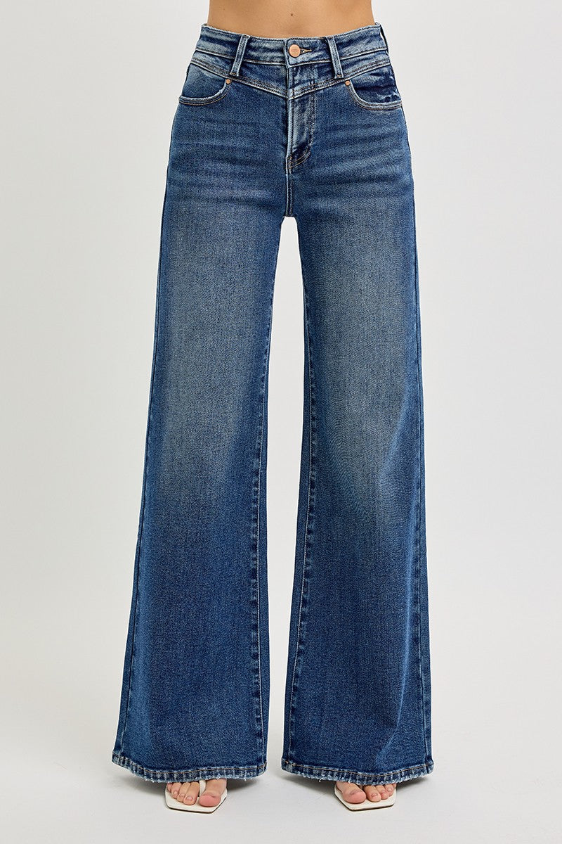 Risen Genesis H/R Wide Leg Jean