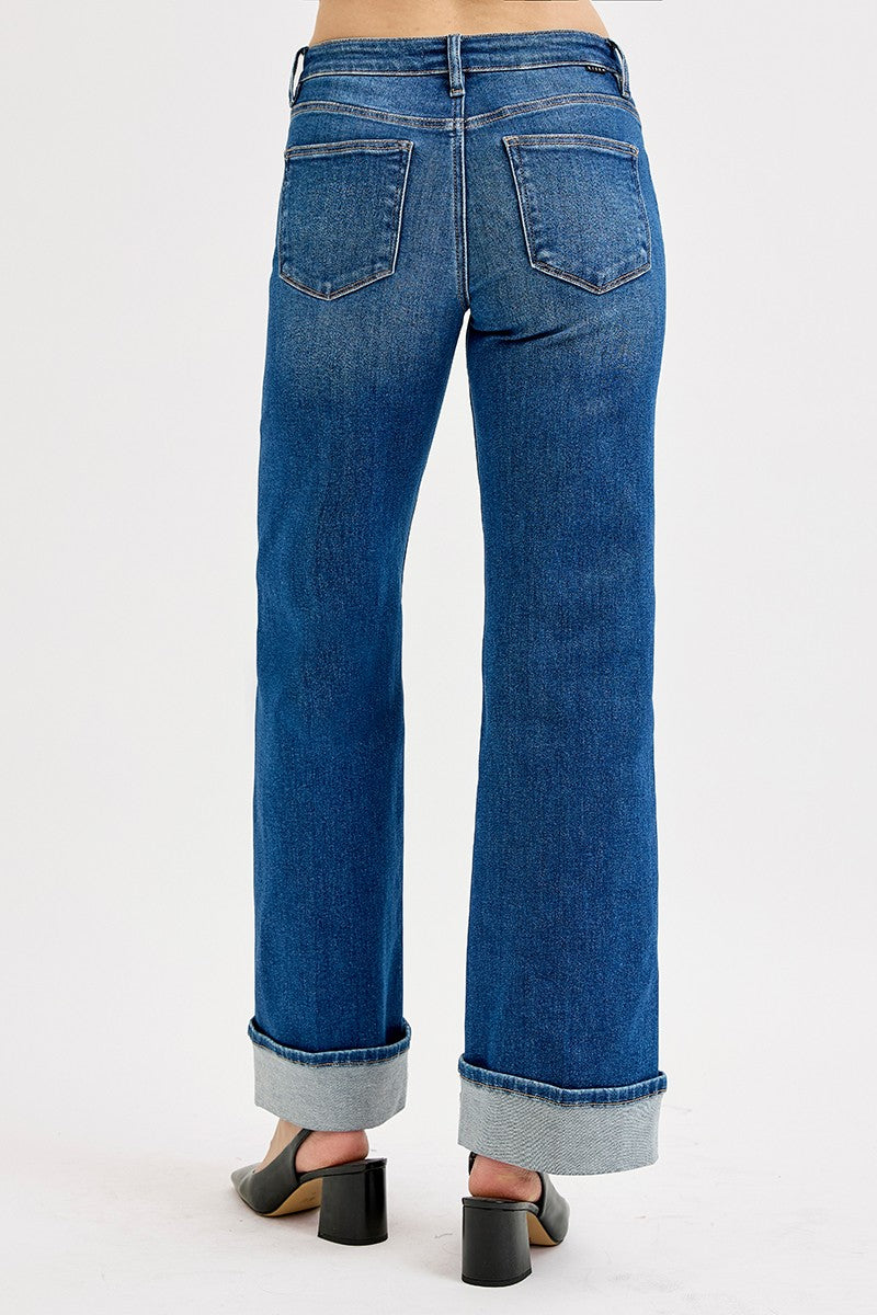 Risen Grace M/R Wide Cuff Jean