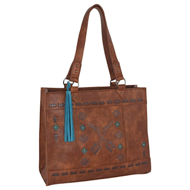 CatchFly Large Tote Arrows W/ Embroidery And Studs