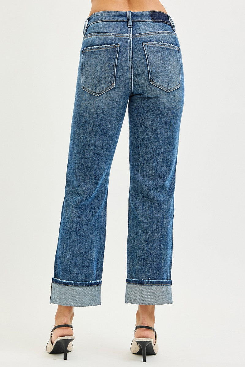 Risen Meena Slouchy Straight Leg Jean