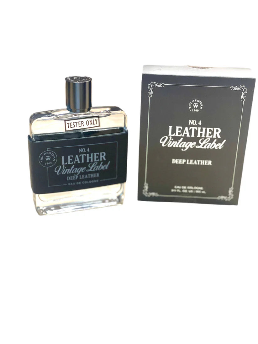 Tru Leather Vintage Label Cologne No. 4
