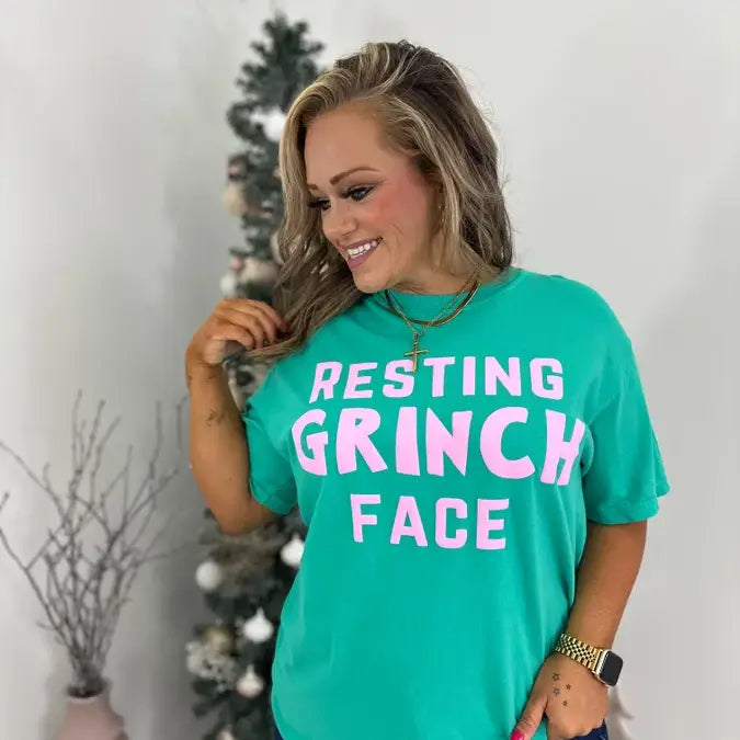 Resting Grinch Face Tee