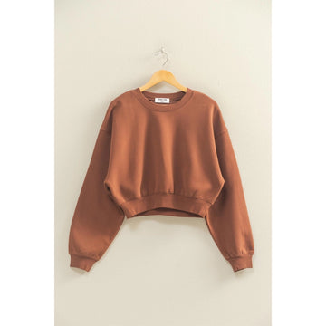 Maxine Chestnut Knit Top