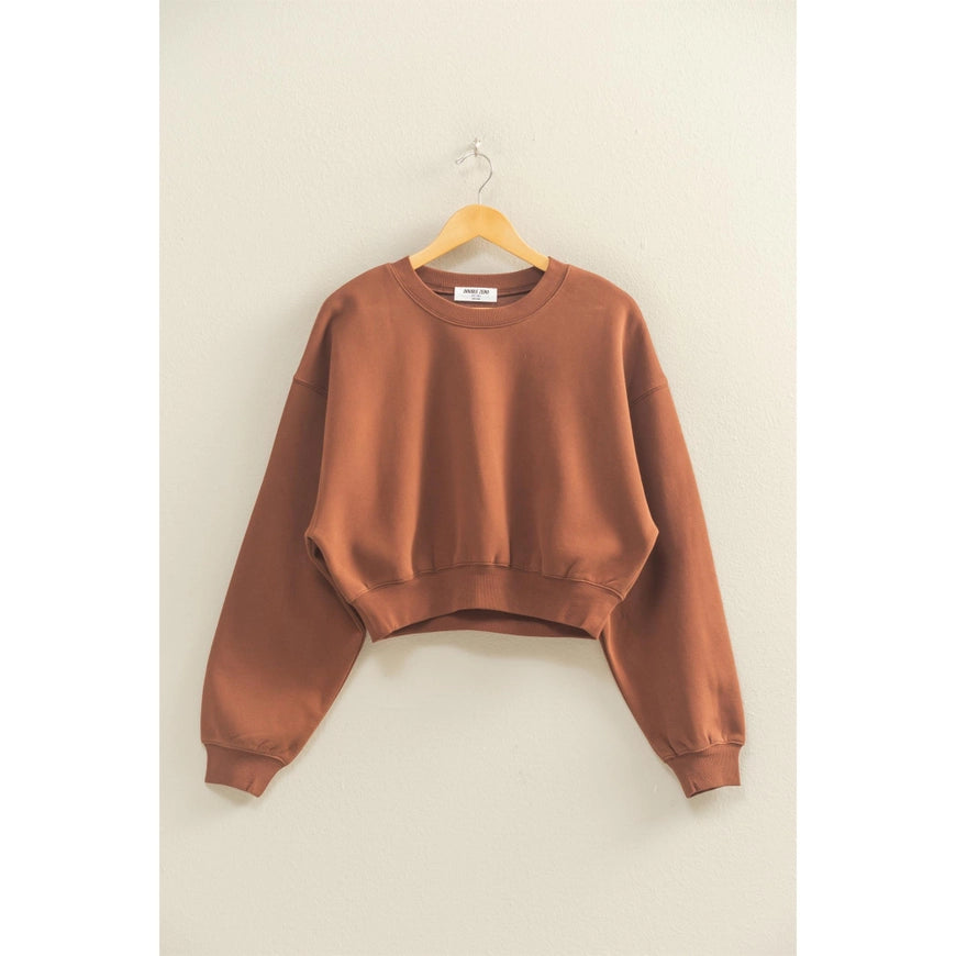 Maxine Chestnut Knit Top