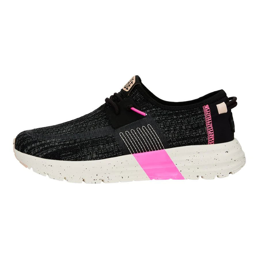 Hey Dude Women's Sirocco Sport Stripe Black