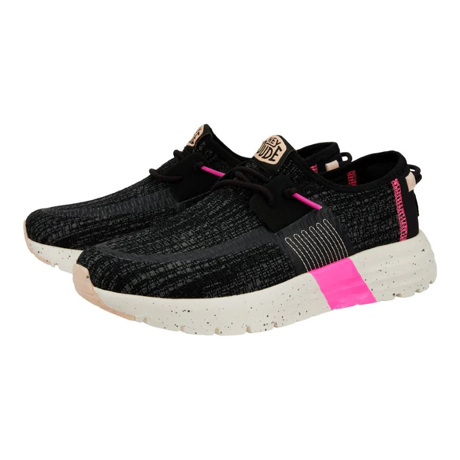 Hey Dude Women's Sirocco Sport Stripe Black