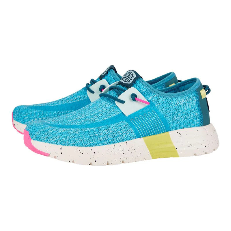 Hey Dude Women's Sirocco Sport Stripe Teal