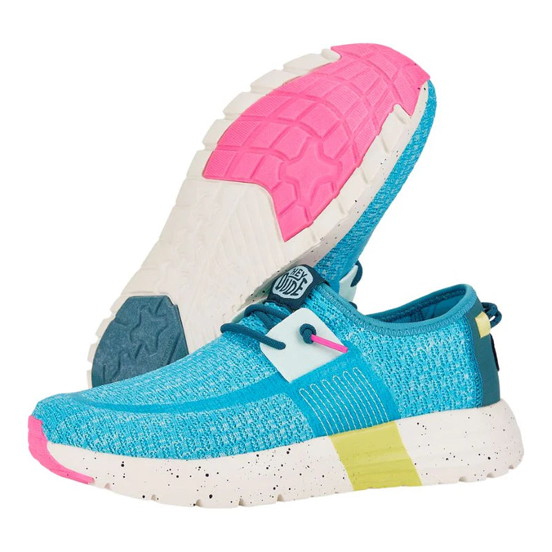 Hey Dude Women's Sirocco Sport Stripe Teal