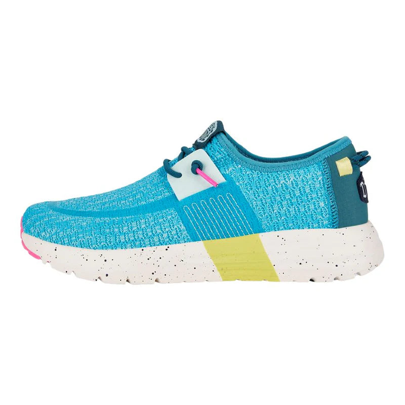 Hey Dude Women's Sirocco Sport Stripe Teal