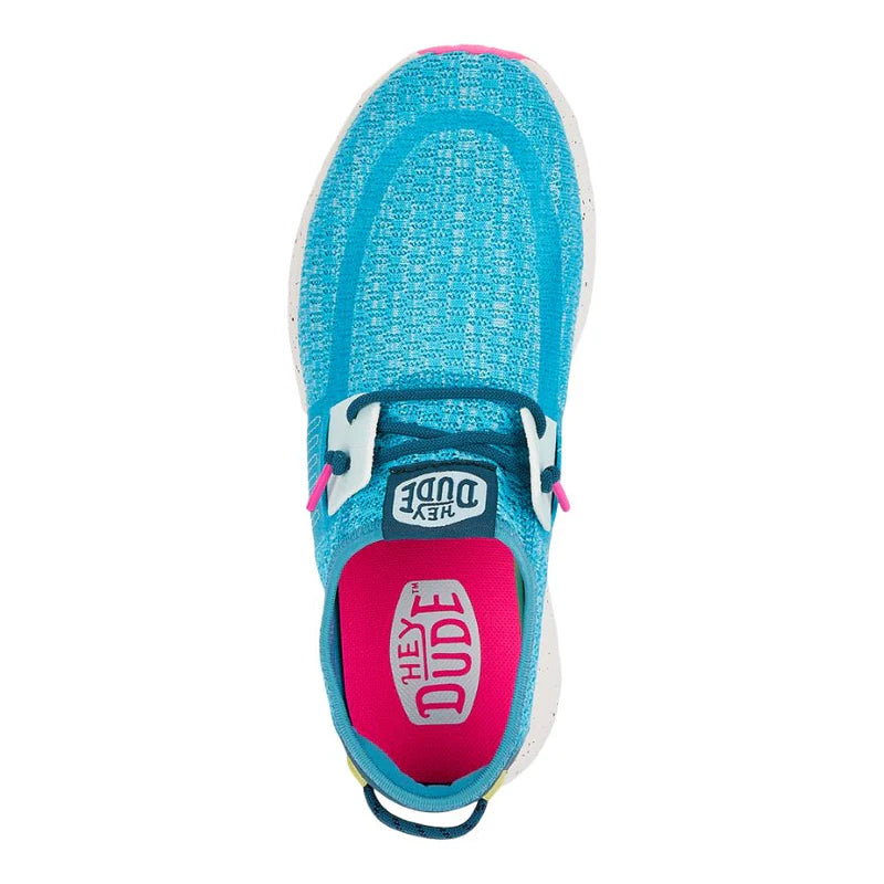 Hey Dude Women's Sirocco Sport Stripe Teal