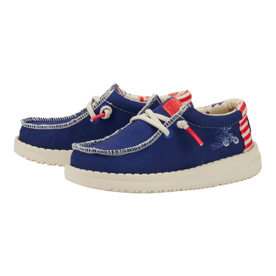 Hey Dude Wally Toddler Cool Dudes Navy