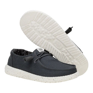 Hey Dude Wendy Stretch Canvas Black