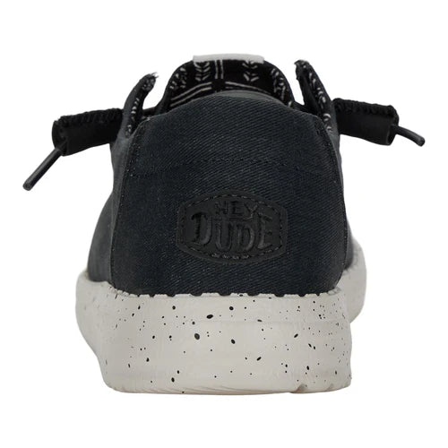 Hey Dude Wendy Stretch Canvas Black