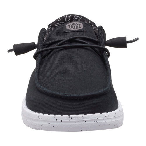 Hey Dude Wendy Stretch Canvas Black Odyssey