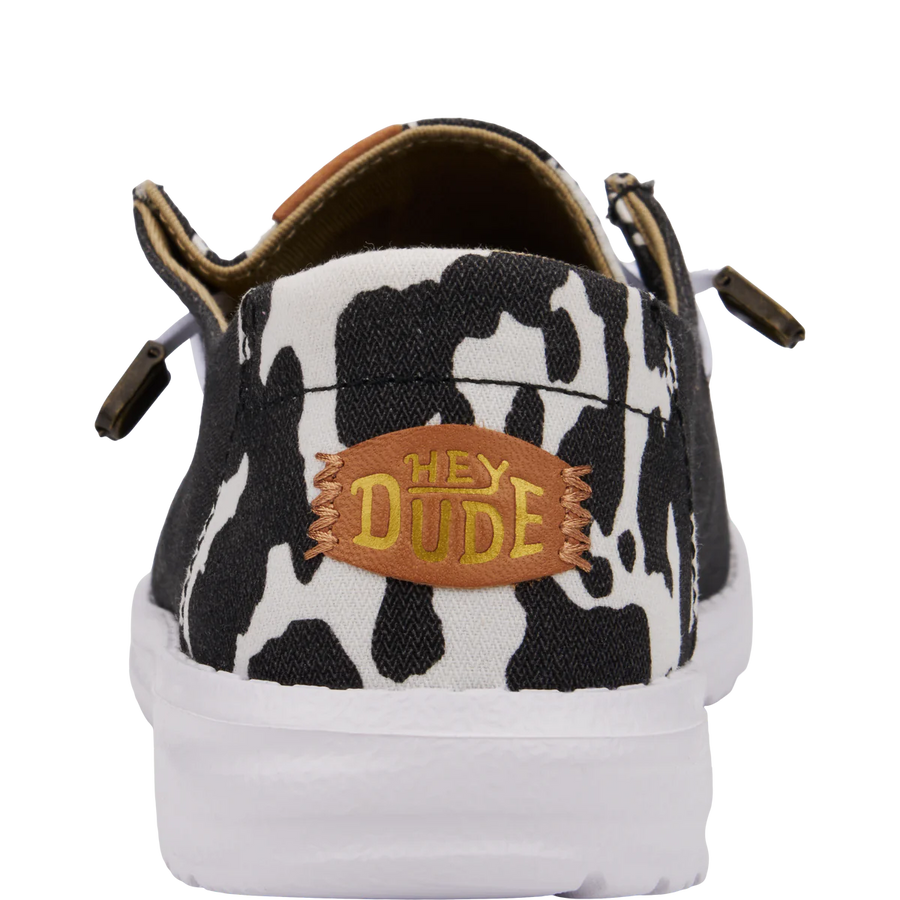 Hey Dude Wendy Animal Black/Cow