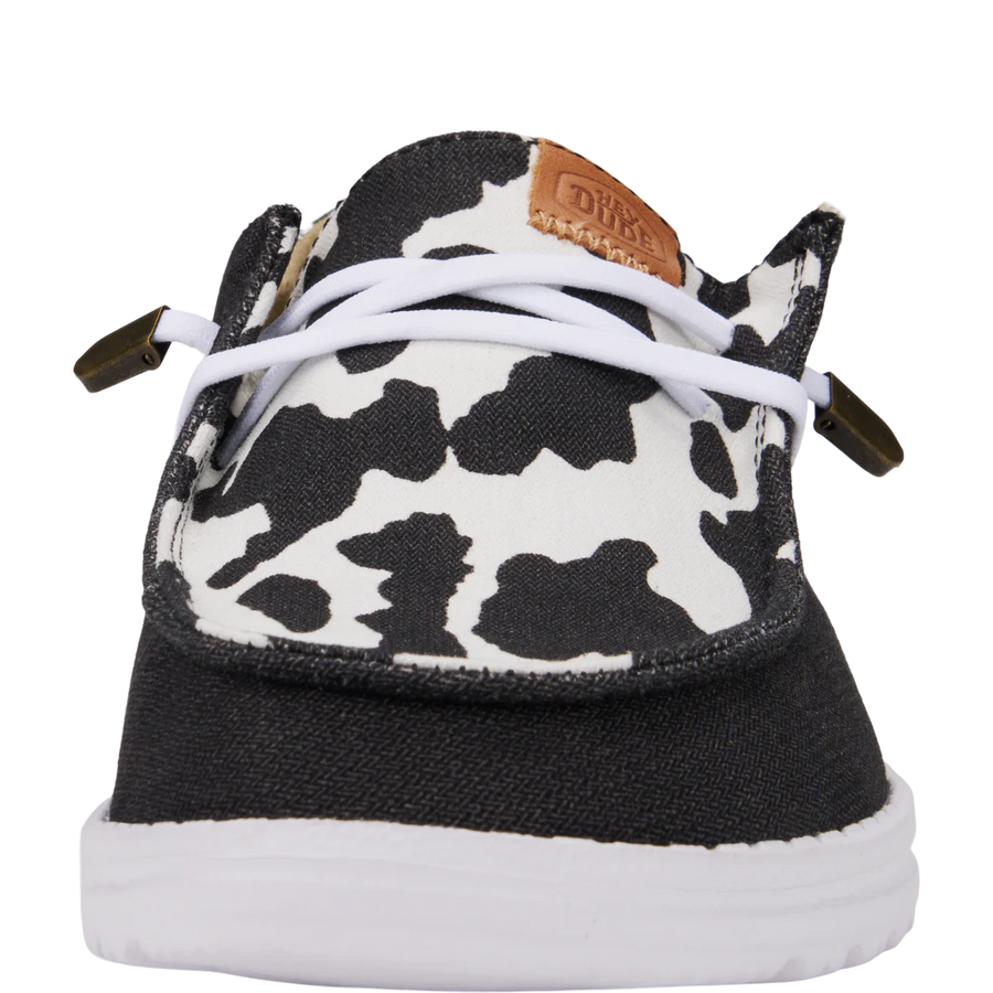 Hey Dude Wendy Animal Black/Cow