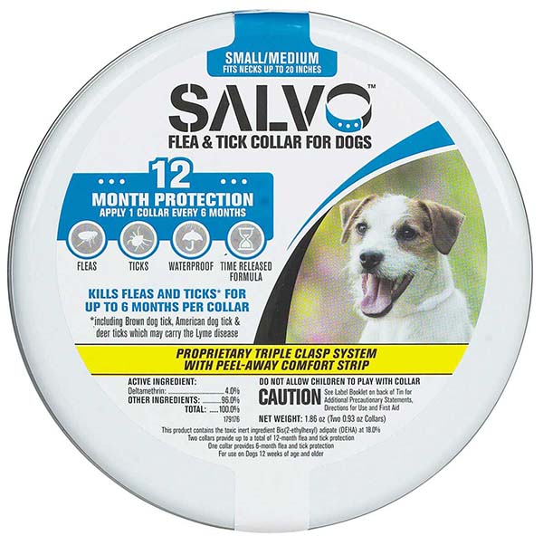 Salvo Flea & Tick Dog Collar - Small/Med