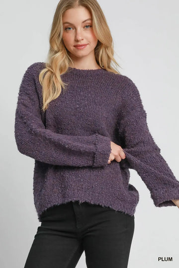 Umgee Mila Plum Pullover