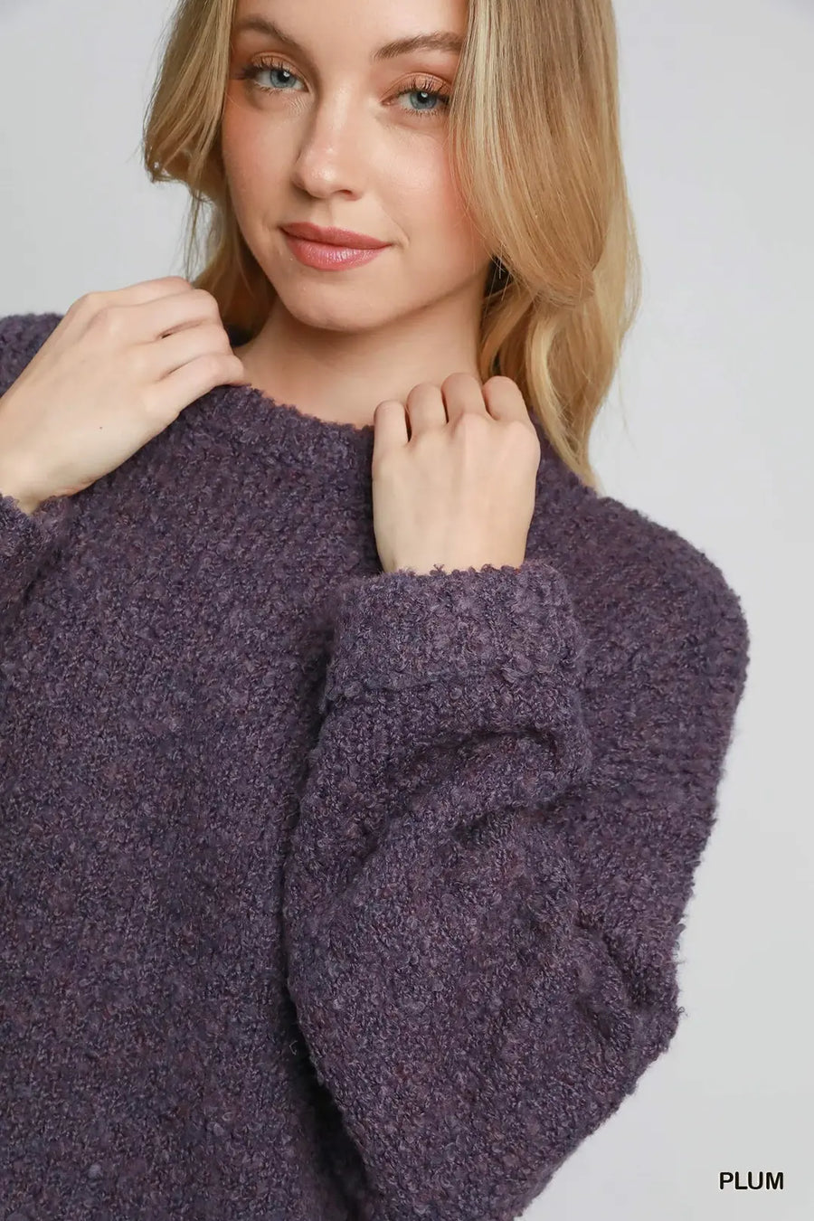Umgee Mila Plum Pullover