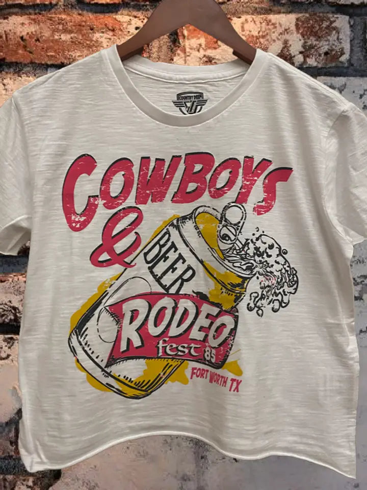 Cowboy's & Beer Rodeo tee 1988