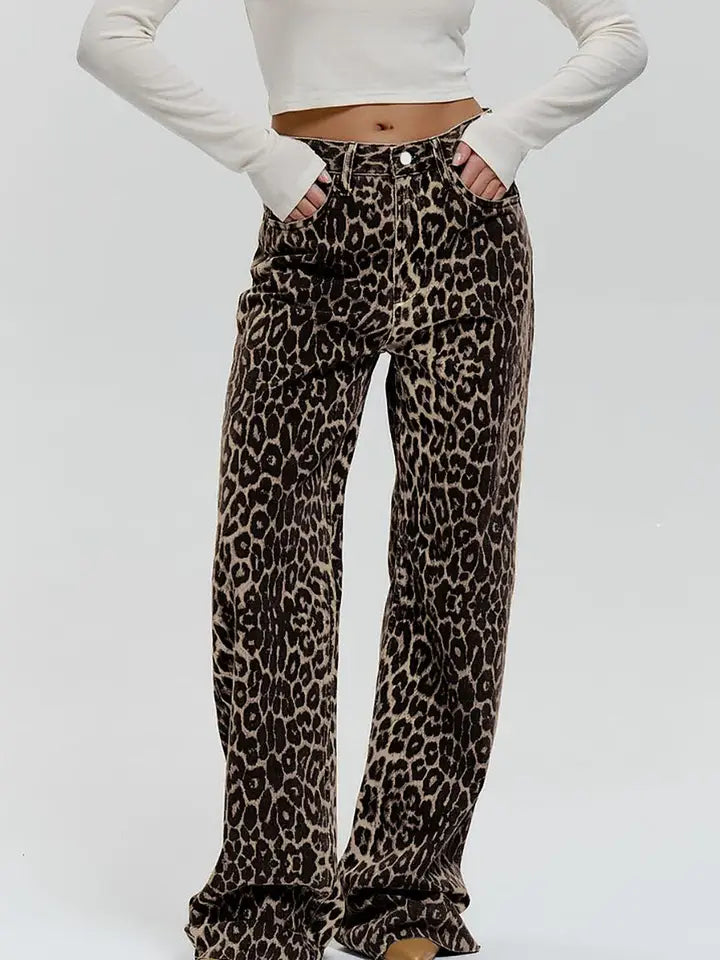 Braylee Leopard Pant