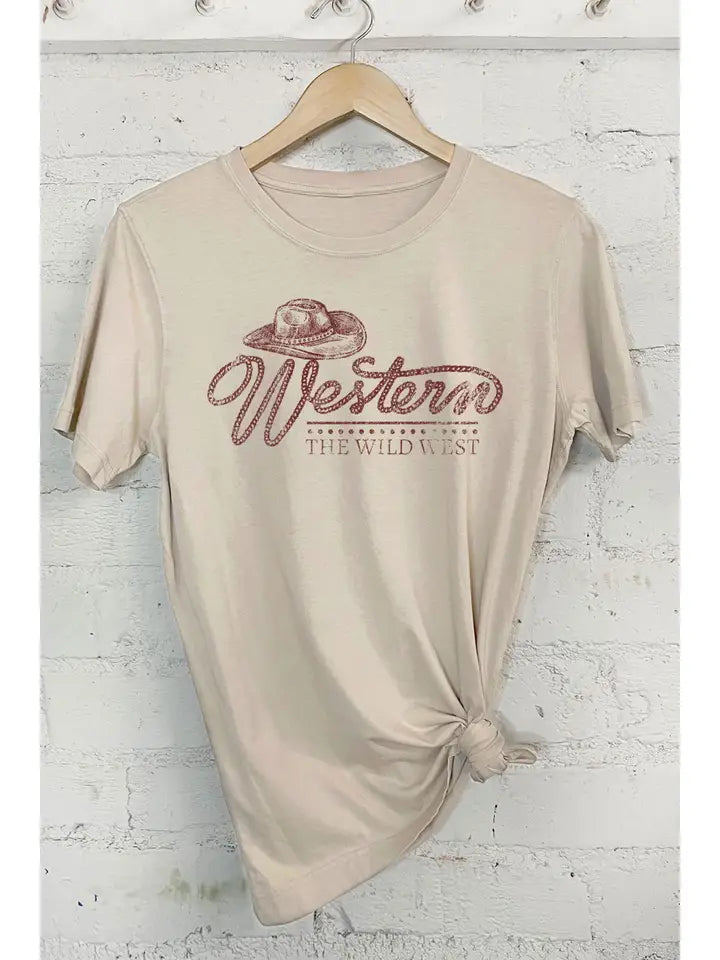 Western Tee - Stone