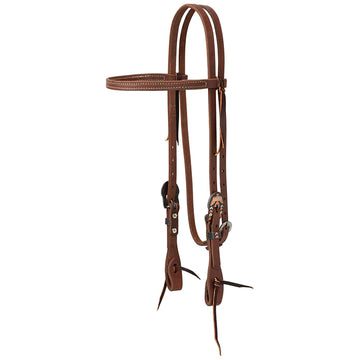 Weaver Leather ProTack Browband Headstall w/ Thunderbird Buckle