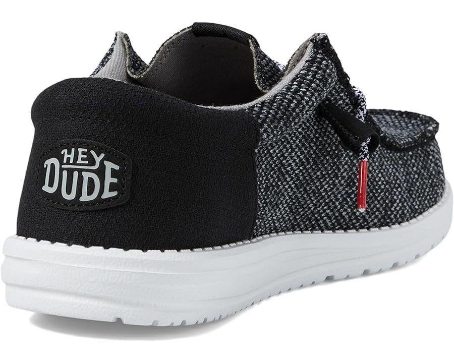 Hey Dude Wally Funk Open Mesh Black/White