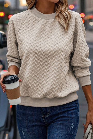 Rachel Solid Beige Sweater