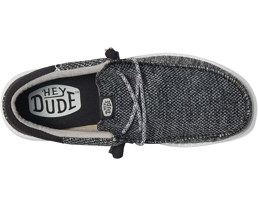 Hey Dude Wally Funk Open Mesh Black/White