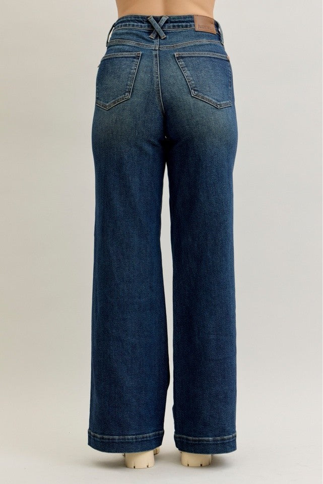 Judy Blue Misty Wide Leg Jean