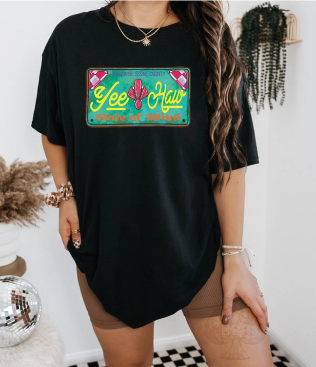 YeeHaw State Of Mind Western Graphic Tee