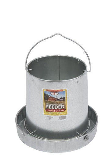 Little Giant 12 Pound Hanging Metal Poultry Feeder