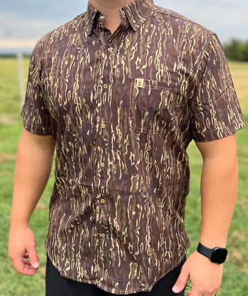 Embry Brown Ranch Button Up