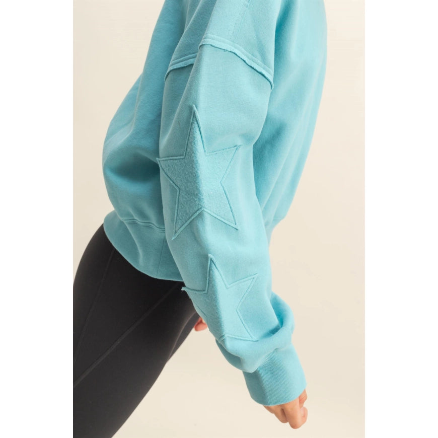 Janice Sky Blue Knit Top