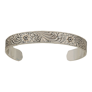 Montana Silversmith Antiqued Classic Engraved Narrow Cuff