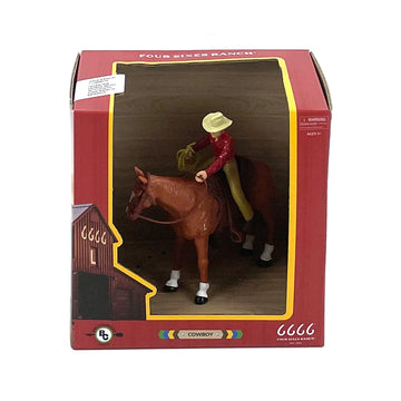 Big Country Toys Four Sixes Cowboy & Quarter Horse