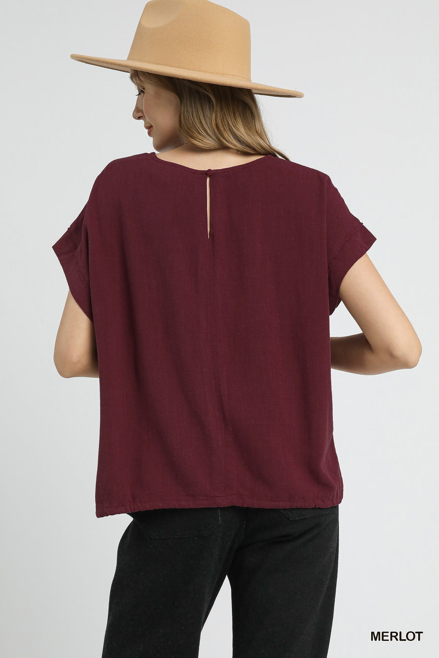 Umgee Dannie Drawstring Top