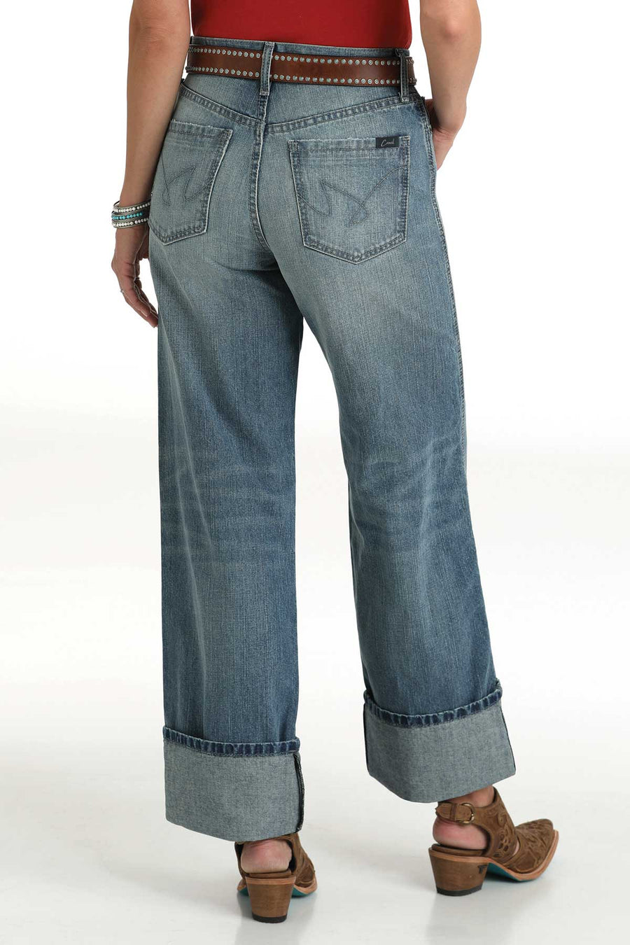 Cruel Girl Casey Wide Leg Cuffed Jean